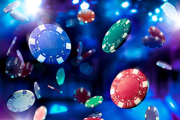 Live dealer studio setup for Texas Hold'em Bonus